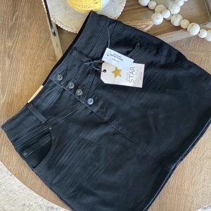 Vanilla Star High Waisted Denim Skirt